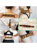 Al Raqi 5-Ring Wooden Massage Stick for Relaxation and Circulation