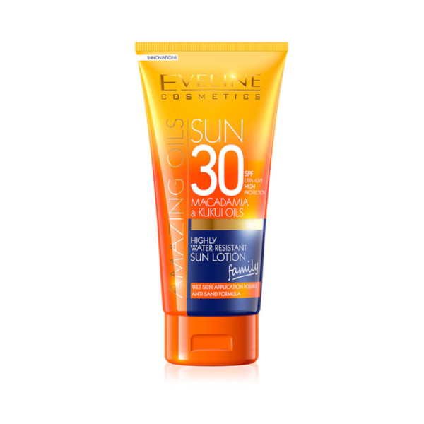 Top Rated Sunscreen Lotion Water Resistant SPF 30 Eveline 200ml
