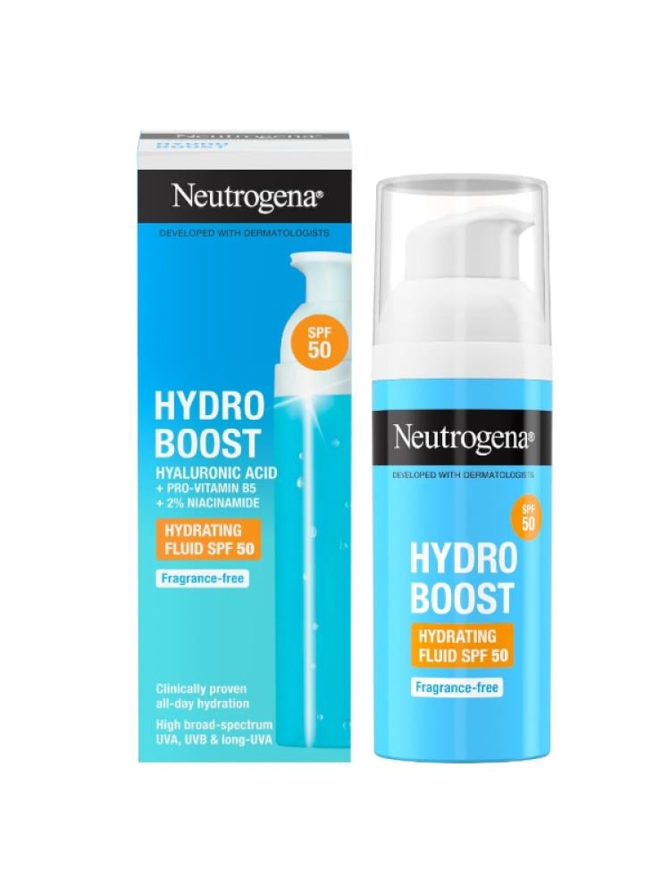 SPF 50 Sunscreen for Face Hydrating Hyaluronic Acid Neutrogena 50ml