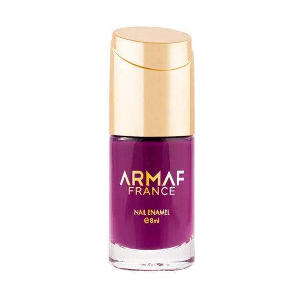 Armaf Nail Polish Shade 074 Purple O Purple, Long-Lasting Glossy Finish