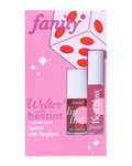 Lip Tint & Gloss Set Assorted Colors Long-Lasting Fanity 6ml