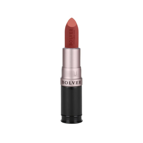 Bolver Matte Lipstick, Rouge 156, Long-Lasting Creamy Lip Color