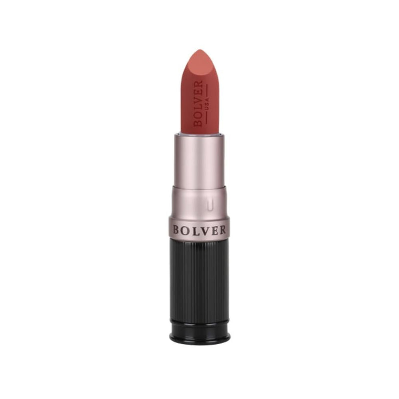 Bolver Matte Lipstick, Rouge 156, Long-Lasting Creamy Lip Color