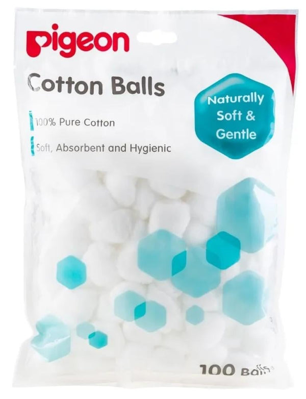 Cotton Balls Soft Absorbent Personal Care Pigeon 100 Pieces