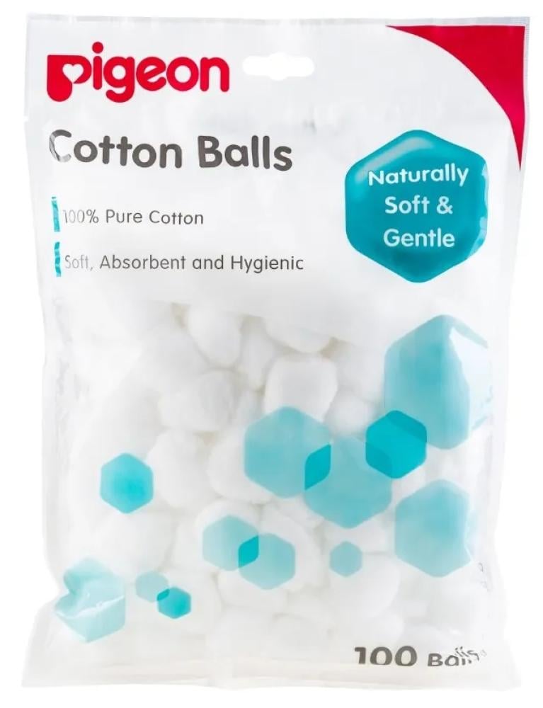 Cotton Balls Soft Absorbent Personal Care Pigeon 100 Pieces