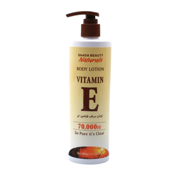 Saada Beauty Vitamin E Moisturizing Body Lotion Antioxidant 400ml