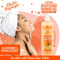 Cosmo Skin Brightening Shower Gel with Papaya and Glutathione - 1000 ml