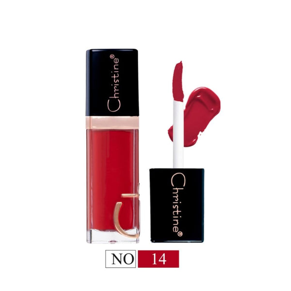 Christine Matte Liquid Lipstick No. 14 Long-Wear Moisturizing 12-Hour