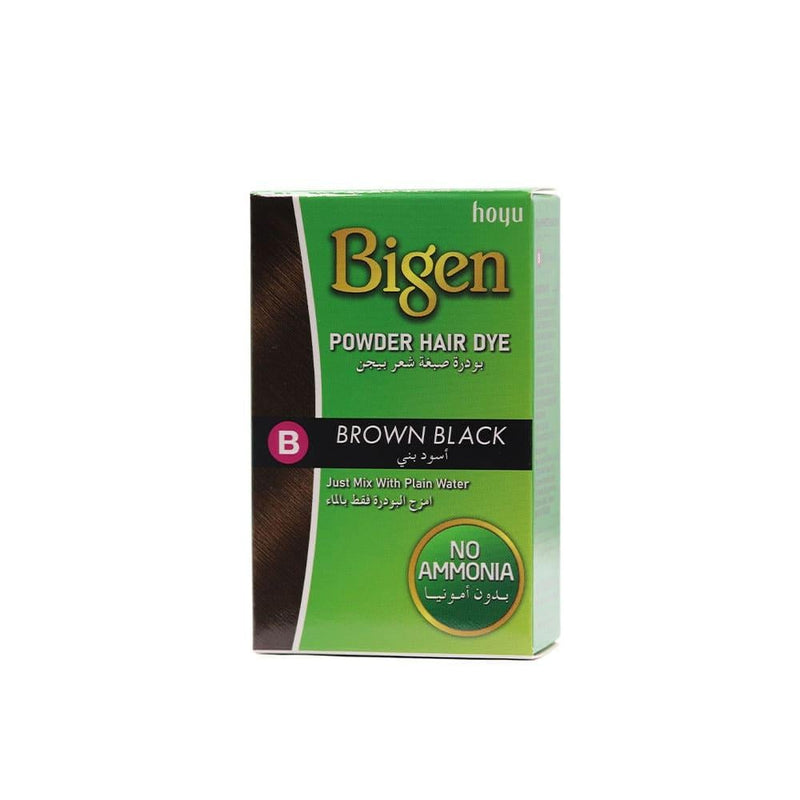 Bigen Black Hair Dye Powder Brown Black Permanent 6g