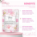 Saboo Blossom Scented Bath Bubble Powder with Jojoba Oil and Vitamin E - 200g