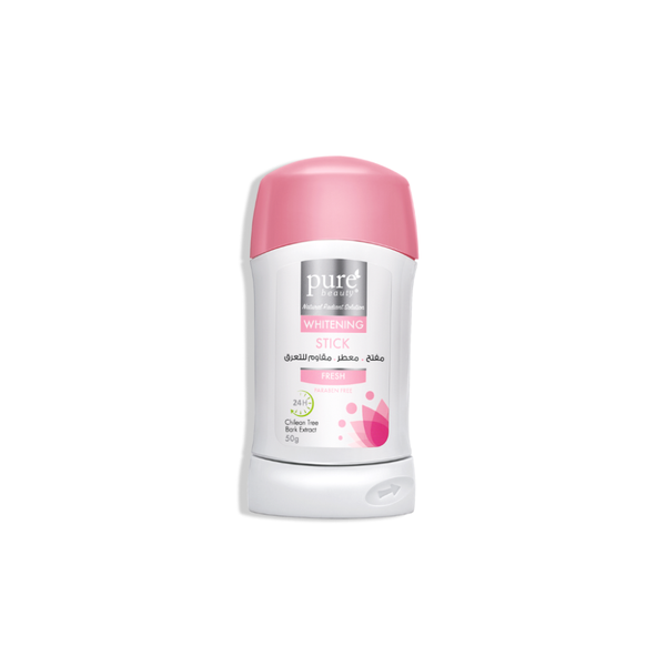 Whitening Deodorant Stick Fresh Scent Odour Protection Pure Beauty 50g