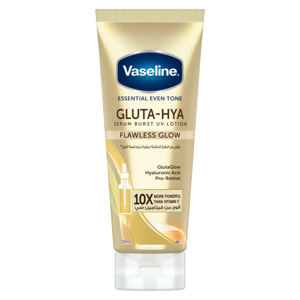 Vaseline Serum Burst Lotion Flawless Glow Gluta Hya Radiance 200ml