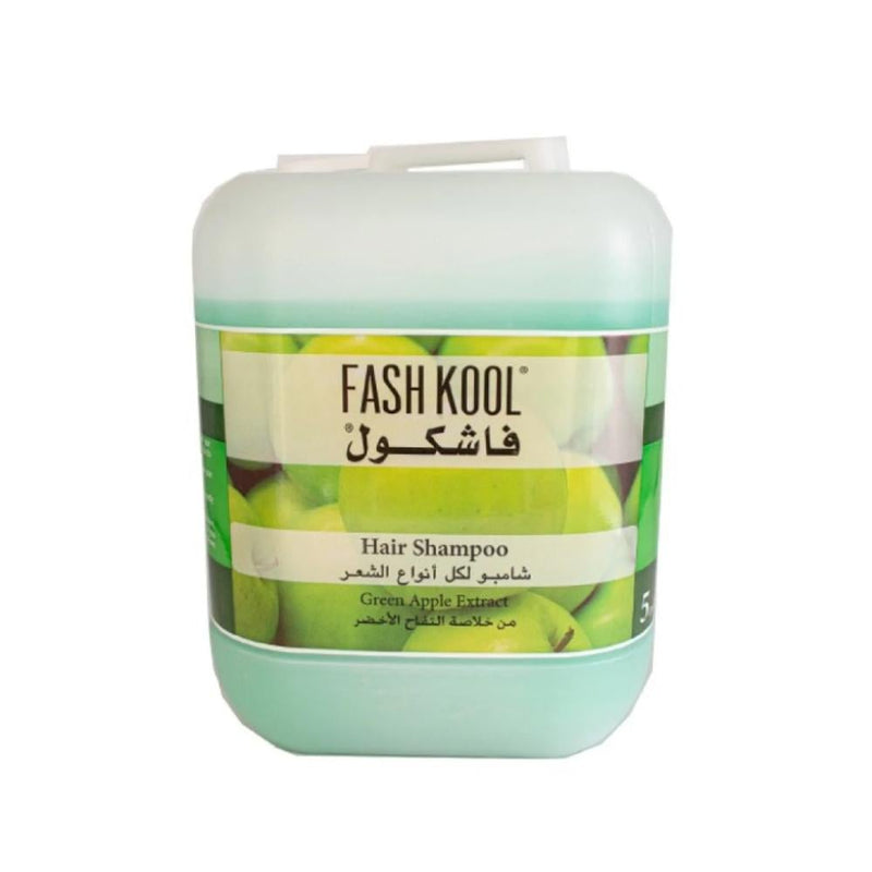 Fashkool Green Apple Shampoo for All Hair Types 5 Liters