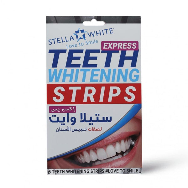 Teeth Whitening Strips Stain Removing Enamel Safe Stella White 6 Strips