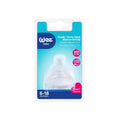 Best Bottle Nipple Medium Flow Silicone Anti-Colic Wee Baby 2-Pack