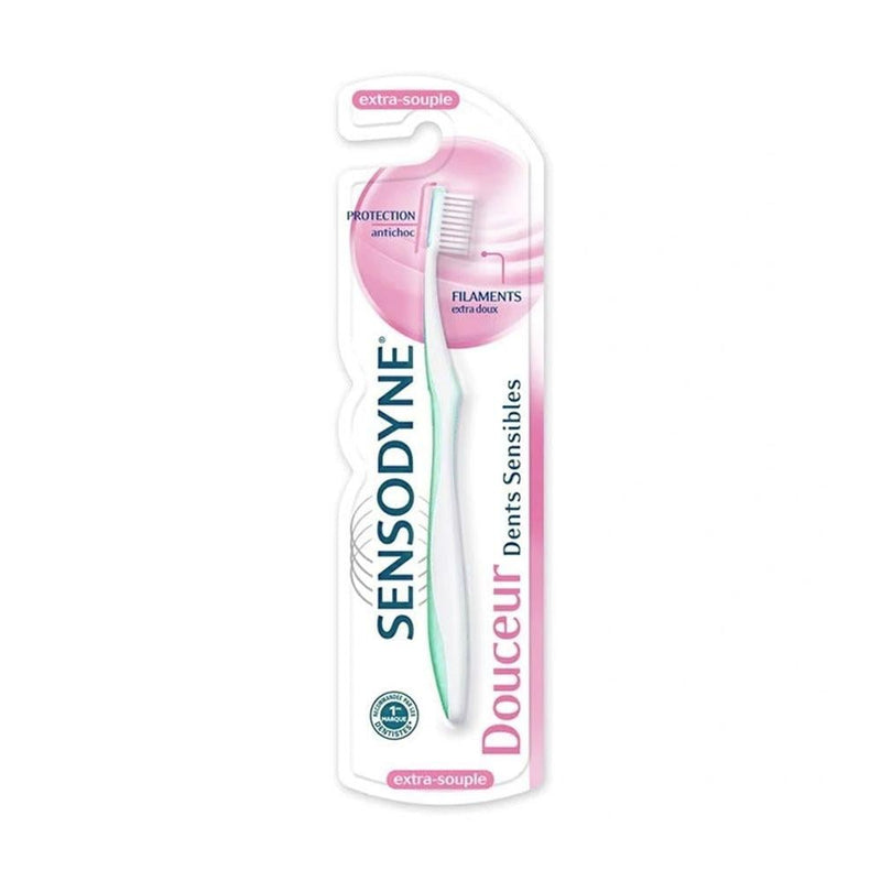 Toothbrush for Sensitive Teeth Extra Soft Douceur Sensodyne 1 Count