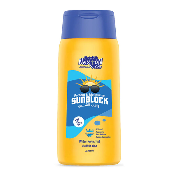 Buy Kids Sunblock SPF 50 Water Resistant Protection Nexton 135ml