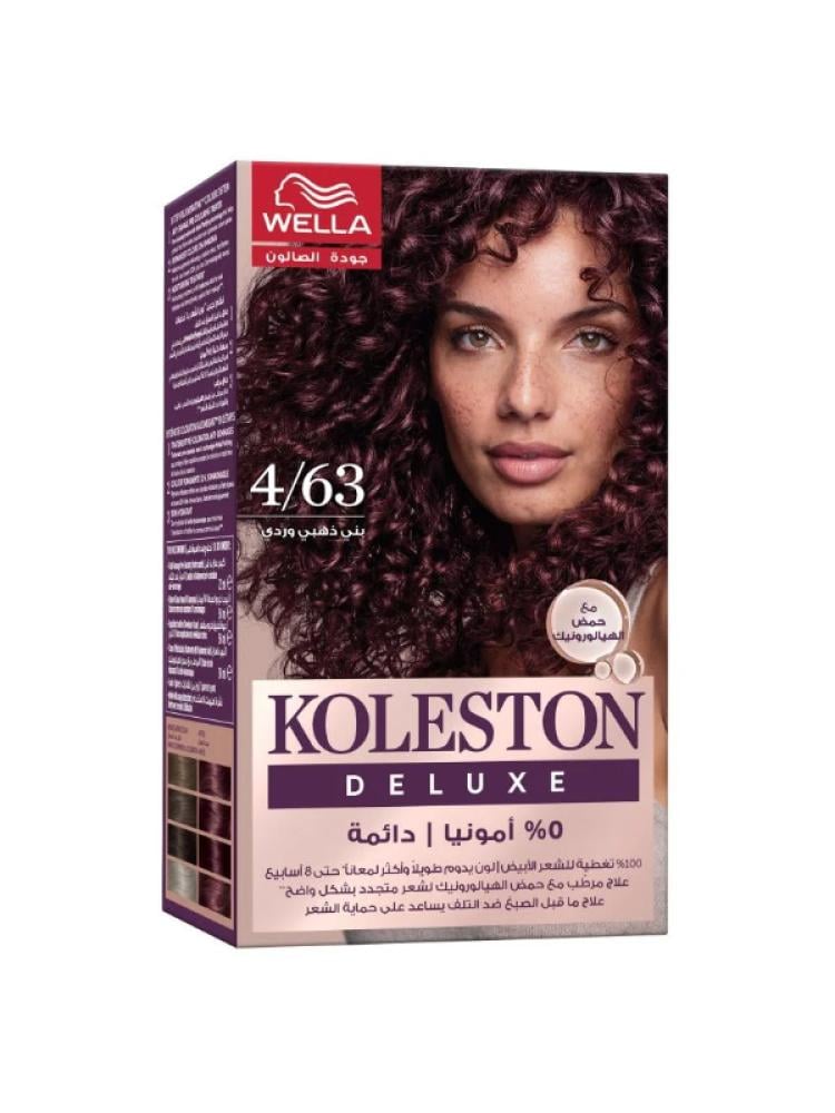 Get Better Hair Color Kit Dark Pink Brown 4/63 - Koleston