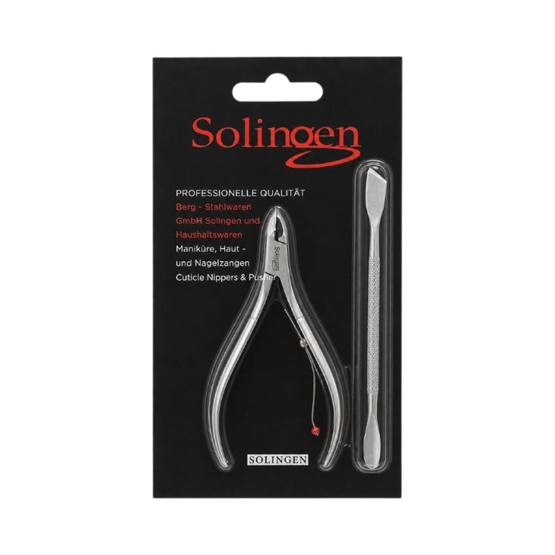 Cuticle Care Kit Stainless Steel Scissors And Hook Solingen 1 Set