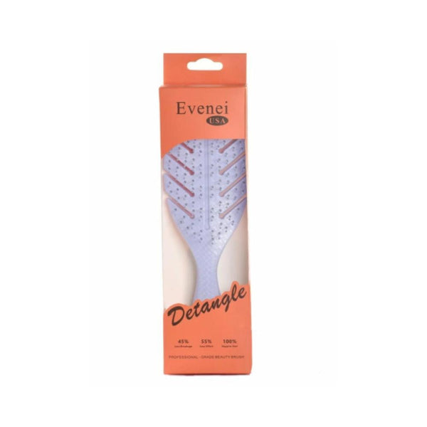 Evenei Detangling Hairbrush with Non-Slip Handle, Multi-Color