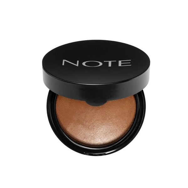 Note Luminous Pressed Powder, Baked Illuminating Formula, 03 Caramel Cake