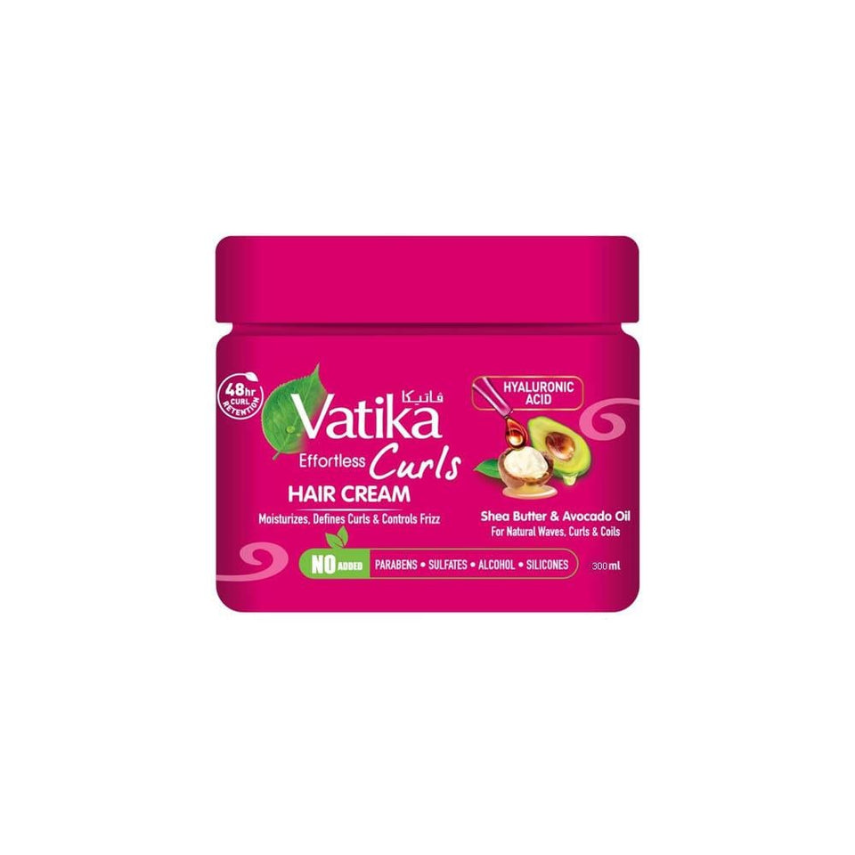 Vatika Curl Defining Leave-In Hair Cream Frizz Control & Curl Definition 300ml