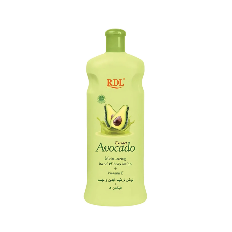 Hand and Body Lotion Avocado Moisturizing Nourishing RDL 600ml