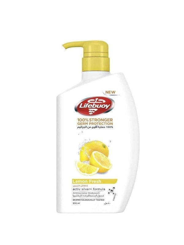 Antibacterial Body Wash Lemon Fresh Deep Clean Lifebuoy 500ml