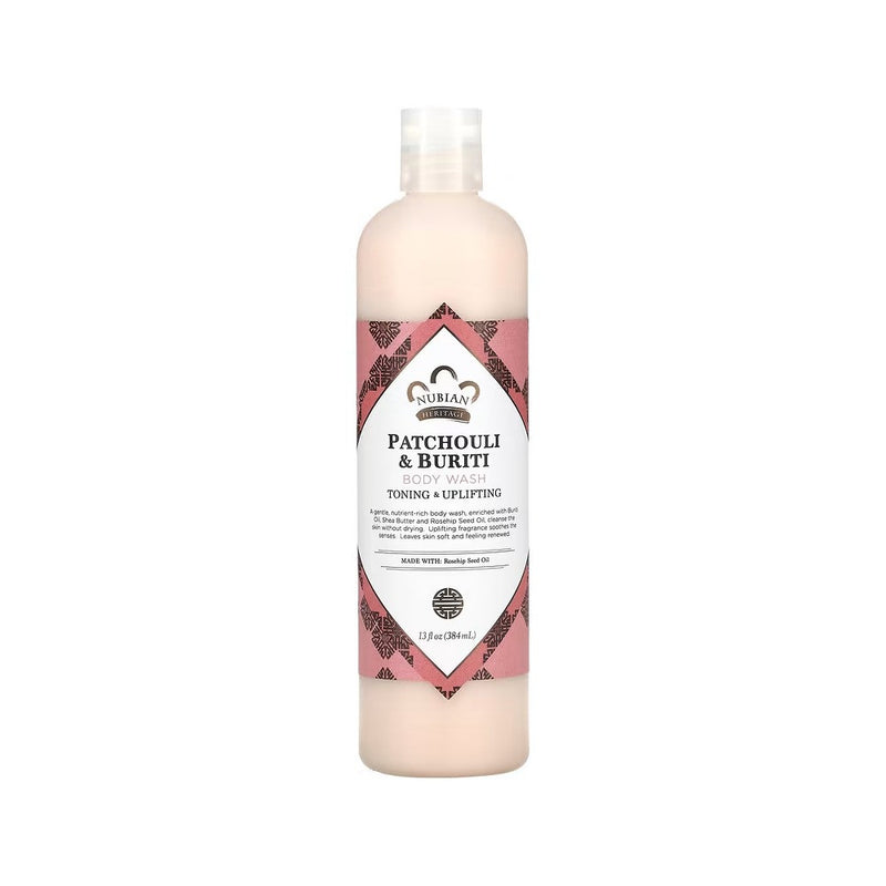 Nubian Heritage Patchouli & Buriti Body Wash Firming Formula 384ml