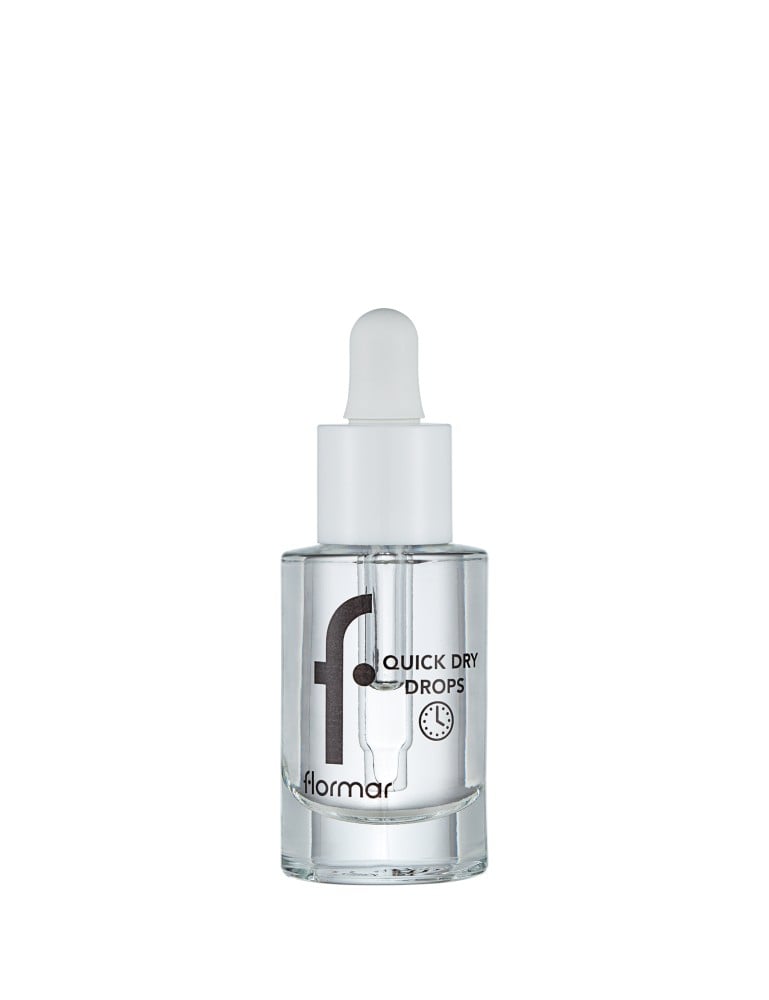 Quick Dry Nail Drops Fast-Drying Smudge Protection Flormar 8ml