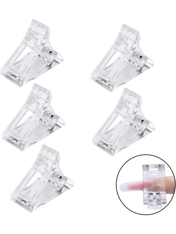 Nail Tip Clips for Gel Nail Application - 5 Pieces