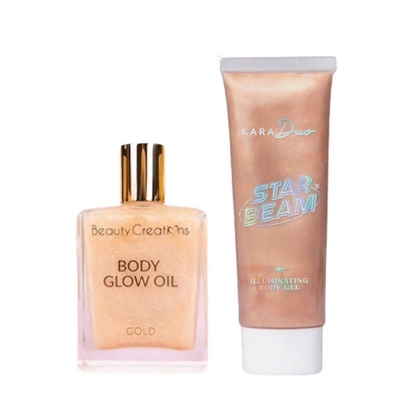 Body Glow for Wedding Day Bridal Shine Set Beauty Creation 2 Pieces