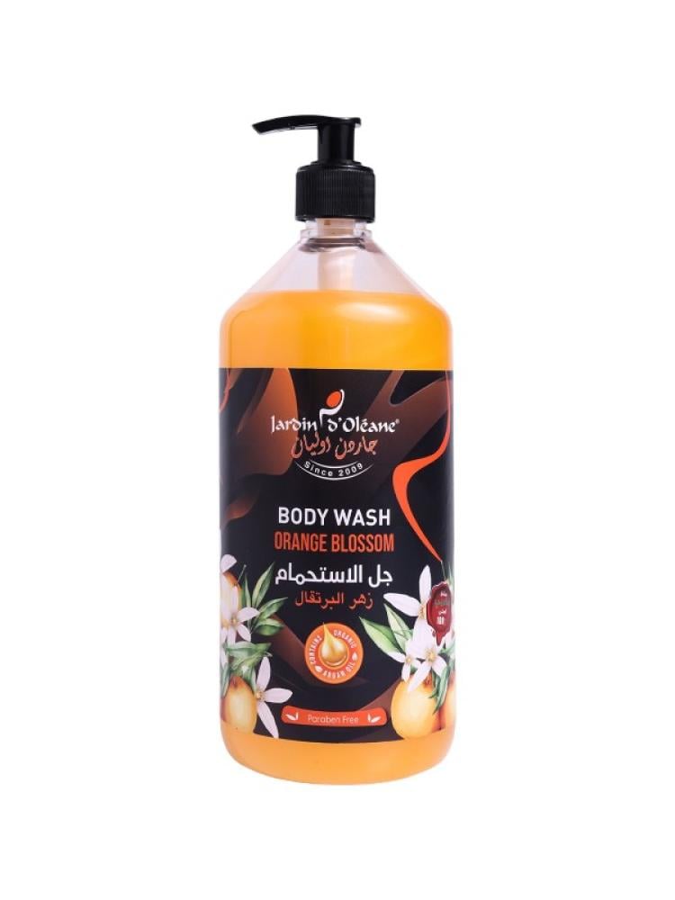 Orange Blossom Shower Gel Hydrating Sensitive Skin Jardin Oleane 1L