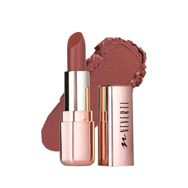Neferte Matte Idol Creamy Lipstick 114 D4 Diva Long-Lasting Full Coverage
