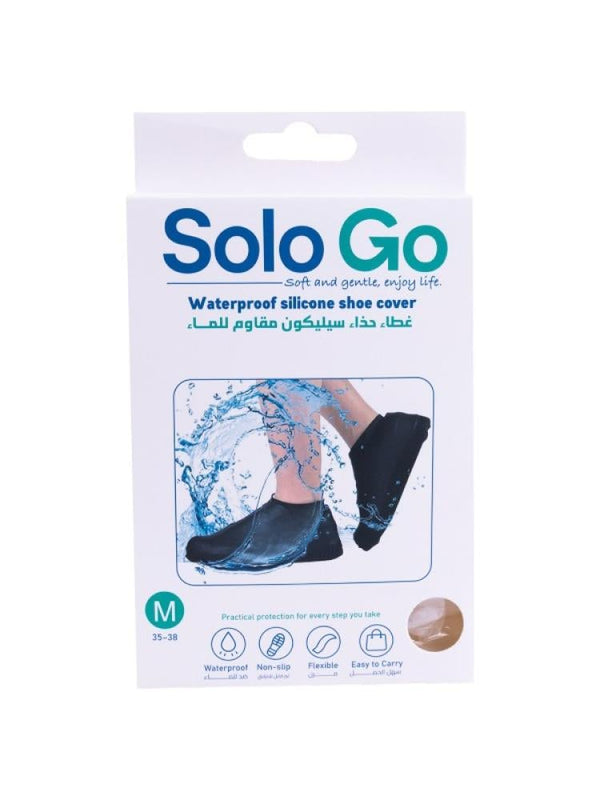 Solo Go Waterproof Silicone Shoe Cover - Unisex M