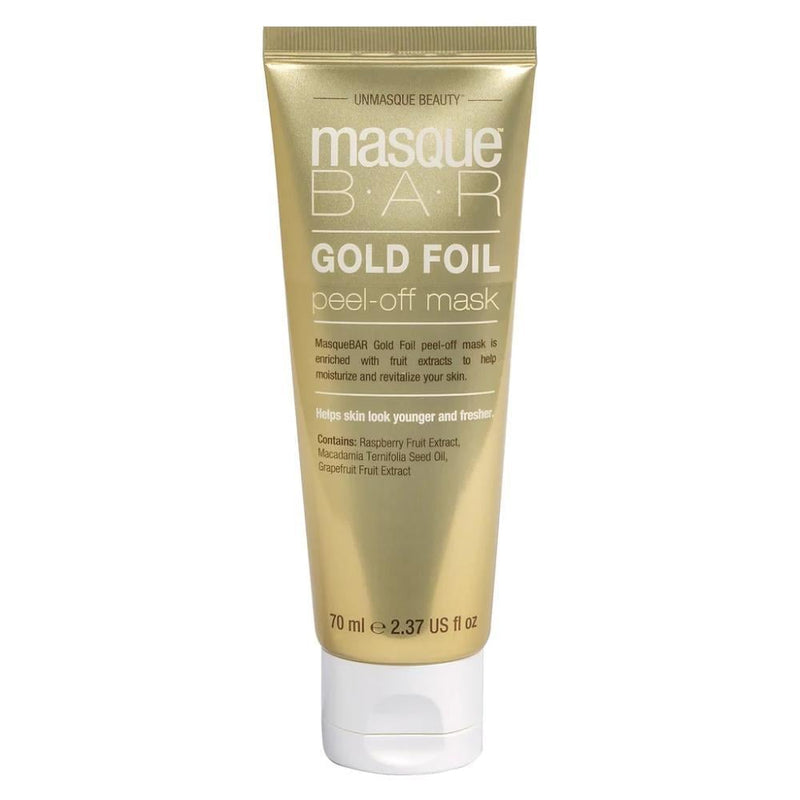 Gold Foil Peel Off Mask Hydrating Radiance Enhancing Masque Bar 70ml