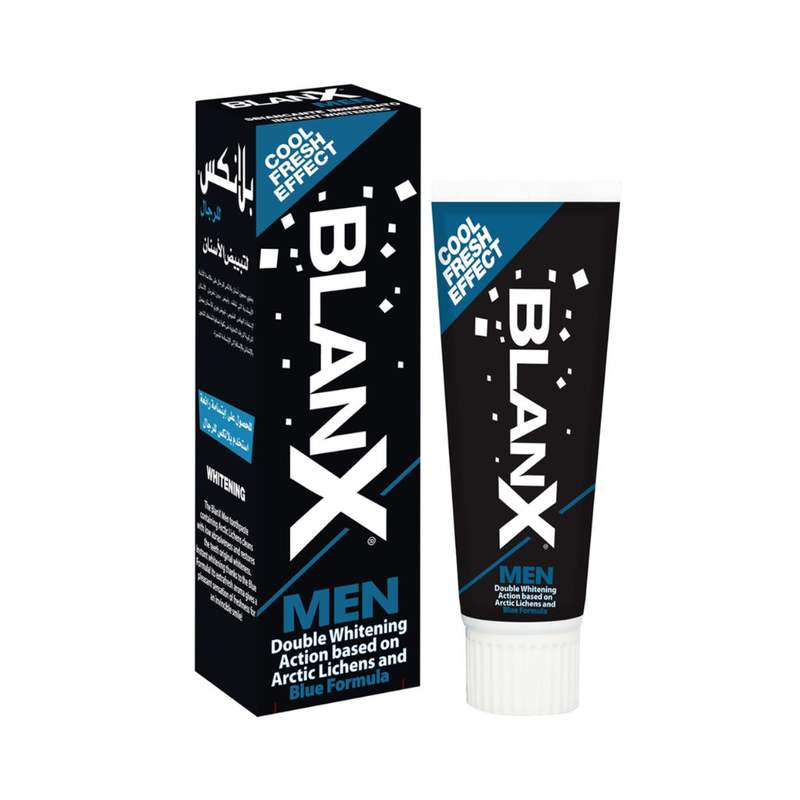 Blanx Men's Whitening Toothpaste, Fluoride Formula, 75ml