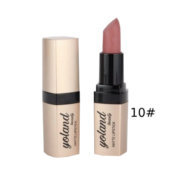 Yolande Beauty Creamy Matte Lipstick, Vogue 10, 3.8g