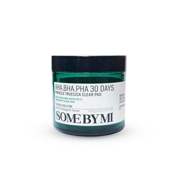 Exfoliating Pads for Face AHA BHA PHA Some By Mi Truecica Clear Pad 70 Swabs