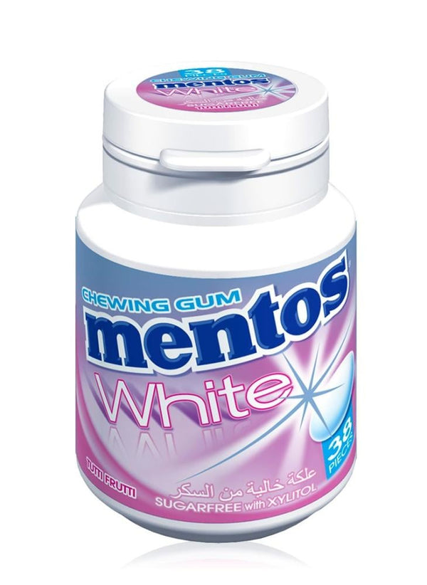 Mentos Chewing Gum White Tutti Frutti Refreshing Fruit Blend 54g