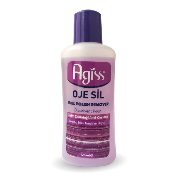 Buy Nail Polish Remover Grape Scent Gentle AGISS 125ml