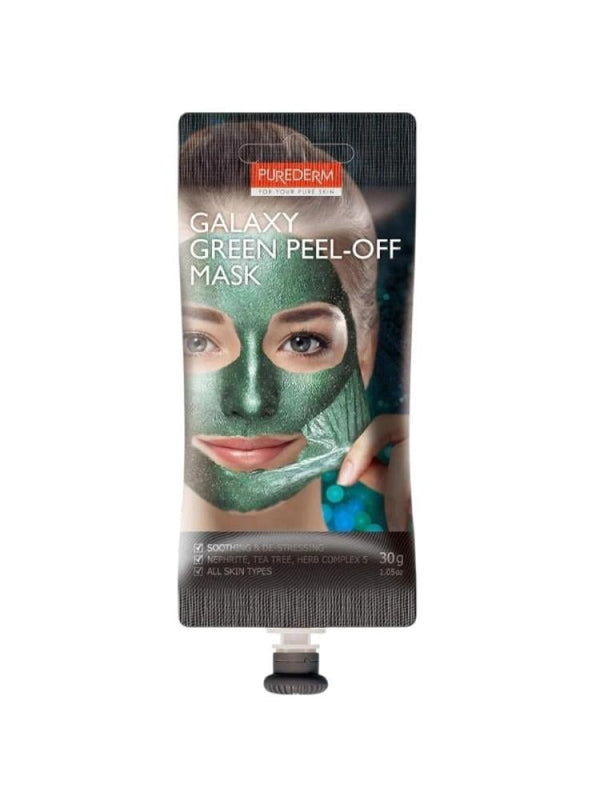 Face Peel Mask Green Tea Exfoliating Purederm 30g