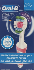Oral B Vitality 100 Electric Toothbrush Rechargeable Pink