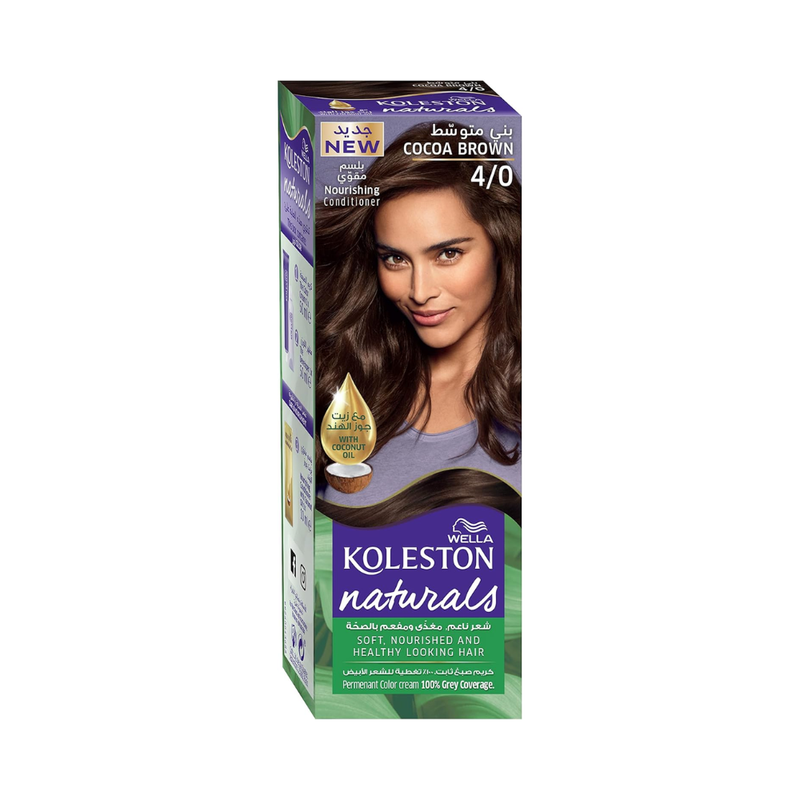 Wella Koleston Permanent Hair Dye 4/0 Medium Brown 110ml
