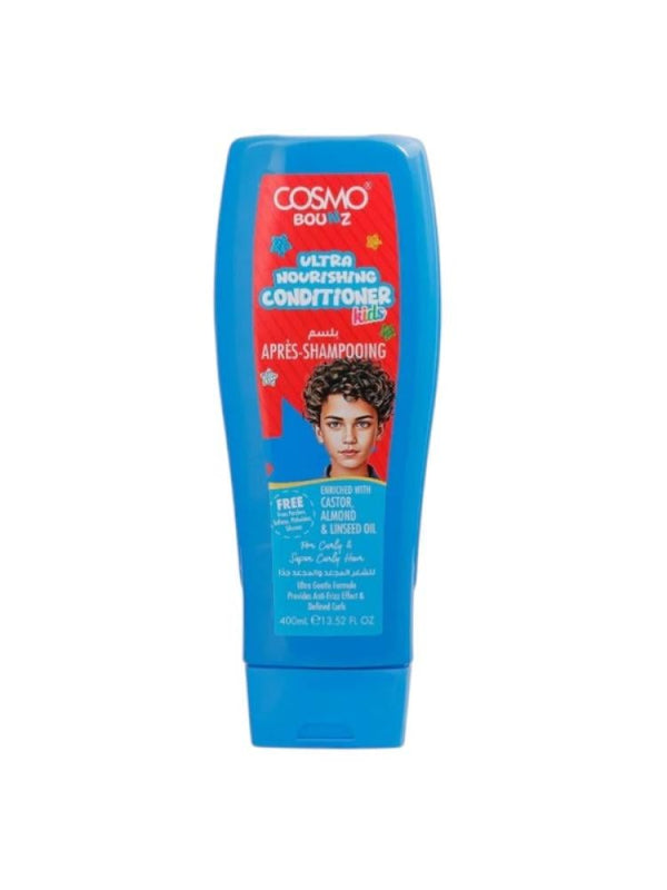 Cosmo Bounz Kids Conditioner with Castor, Almond & Linseed Oils - 400ml