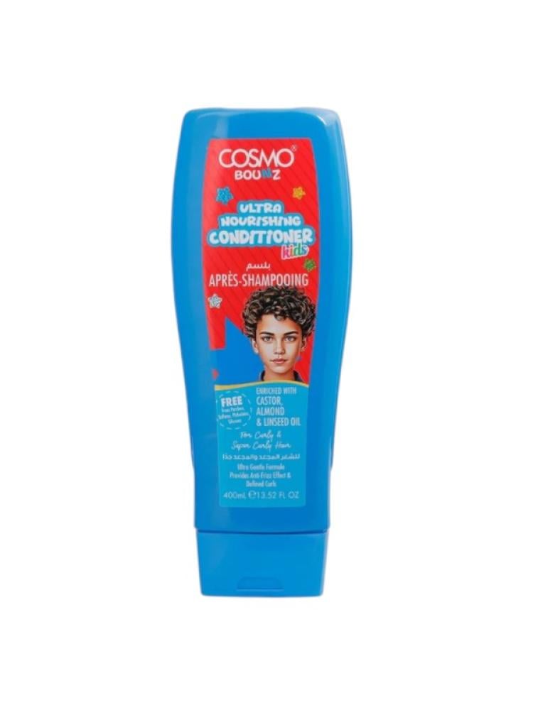 Cosmo Bounz Kids Conditioner with Castor, Almond & Linseed Oils - 400ml