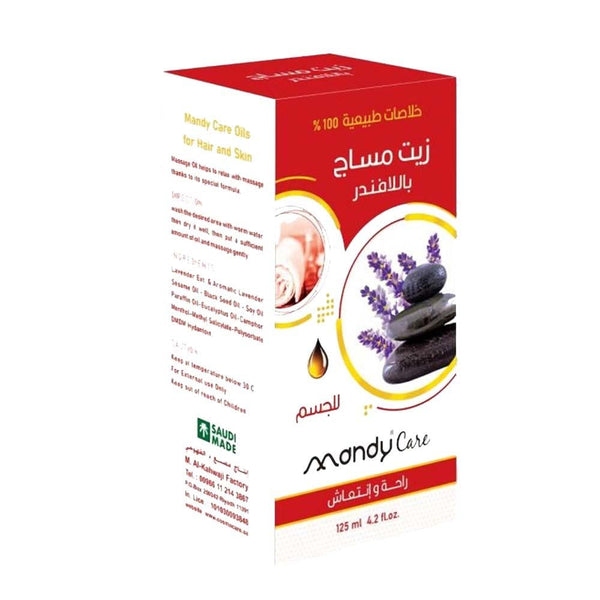 Lavender Massage Oil Relaxing Body Moisturising Mandy Care 125ml