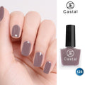 Castal Nail Polish - 128 Glitter Finish - Long-Lasting Formula