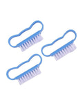 Salon System Small Enclosed Brush Pedicure Tool - Blue - 50 Pack