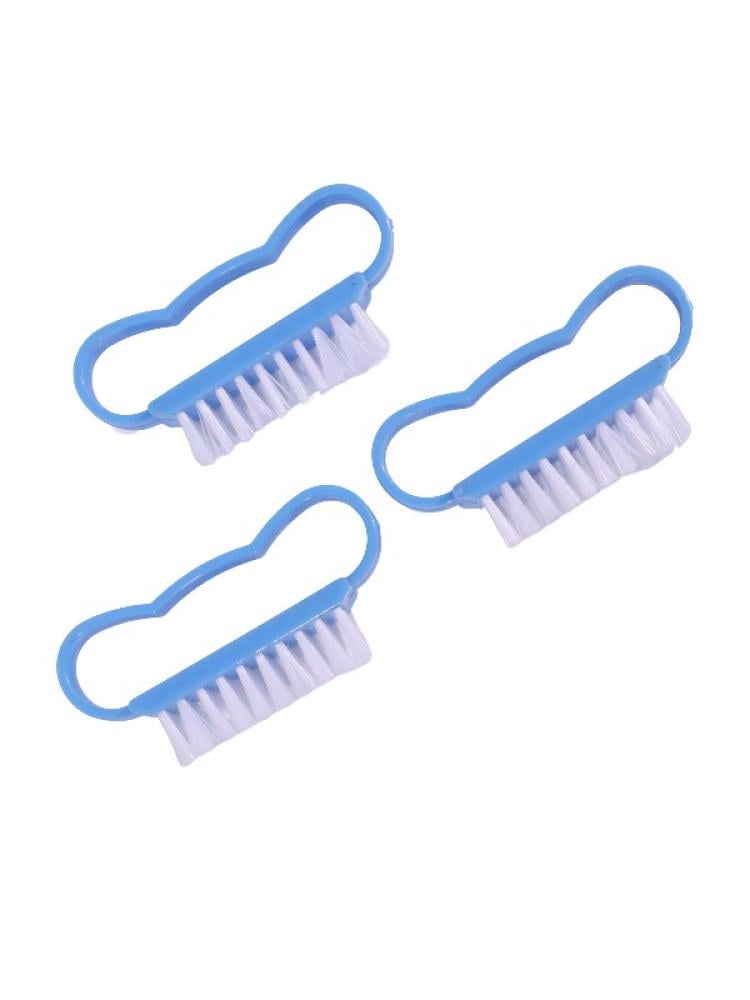 Salon System Small Enclosed Brush Pedicure Tool - Blue - 50 Pack